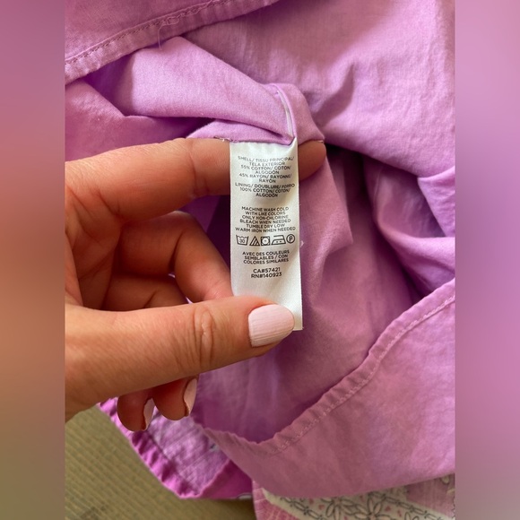 LOFT Pink and White Floral Maxi Dress Size 10 - Picture 7 of 11